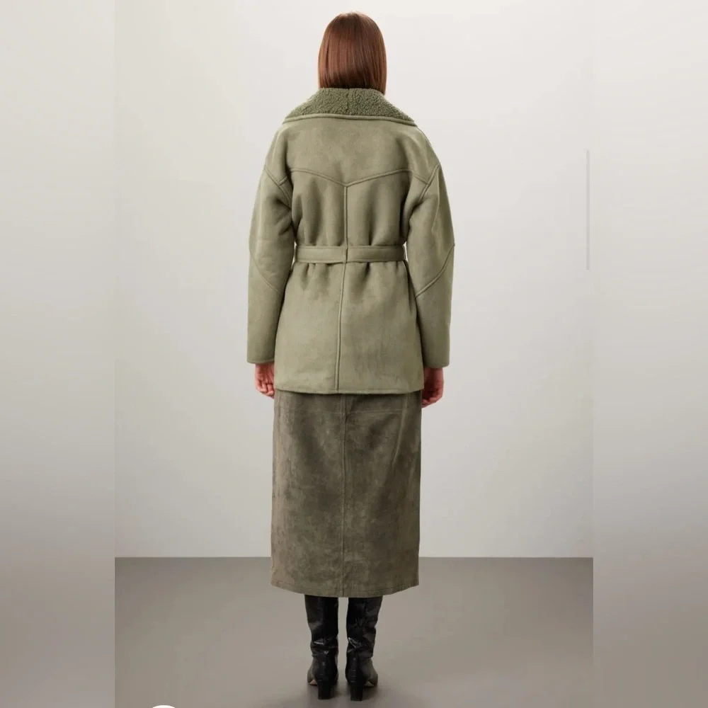 Love, Whit by Whitney Port Faux Leather Belted Jacket - Picture 10 of 11